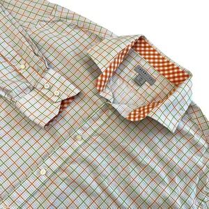 Jack Stone Mens XXL Checkered Long Sleeve Button Down Shirt, Jack Stone 101